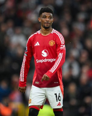 Amad Diallo of Manchester United during the Premier League match Manchester United vs Everton at Old Trafford, Manchester, United Kingdom, 1st December 2024 clipart