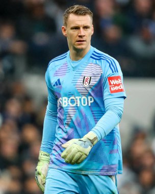 Fulham 'dan Bernd Leno Premier Lig maçı sırasında Tottenham Hotspur Fulham' a karşı Tottenham Hotspur Stadyumu, Londra, 1 Aralık 2024