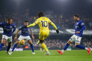 Kristal Saray 'dan Eberechi Eze, 3 Aralık 2024' te Ipswich Town, Ipswich Road 'daki Kristal Saray' a karşı oynanan Premier Lig karşılaşmasında gol attı.