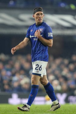 Ipswich Town 'dan Dara O' Shea Premier League maçı sırasında Ipswich Town, Ipswich Road 'daki Crystal Palace' a karşı, 3 Aralık 2024