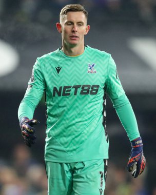 Kristal Saray 'dan Dean Henderson Premier Lig maçı sırasında Ipswich Town, Ipswich Road, İngiltere' de Crystal Palace 'a karşı, 3 Aralık 2024