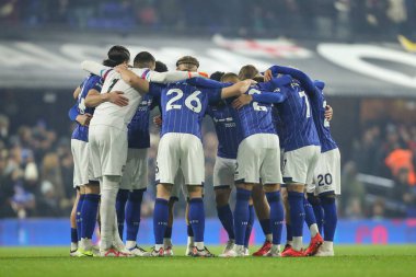 Ipswich grubu, Premier Lig maçı sırasında Ipswich Town 'a karşı Ipswich Road, Ipswich, İngiltere, 3 Aralık 2024