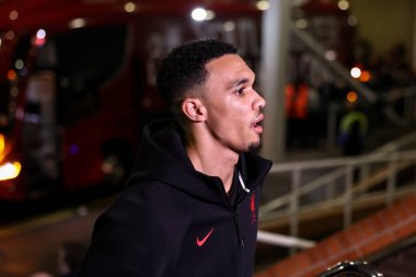 Liverpool 'dan Trent Alexander-Arnold, 4 Aralık 202' de İngiltere 'nin Newcastle kentindeki St. James' Park 'ta oynanan Premier League maçı sırasında geldi.