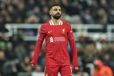 Liverpool 'dan Muhammed Salah Premier Lig karşılaşmasında Newcastle United ile Liverpool arasında 4 Aralık 202' de St. James 'Park, Newcastle, İngiltere' de oynanan karşılaşmada