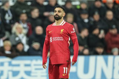 Liverpool 'dan Muhammed Salah Premier Lig karşılaşmasında Newcastle United ile Liverpool arasında 4 Aralık 202' de St. James 'Park, Newcastle, İngiltere' de oynanan karşılaşmada