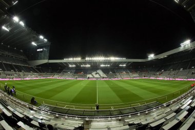 Premier Lig karşılaşması öncesinde St. James Park 'ın genel görünümü Newcastle United ile Liverpool arasında 4 Aralık 2024' te St. James 'Park, Newcastle, İngiltere 