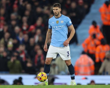 Manchester City ile Nottingham Forest arasındaki Premier League maçı sırasında Manchester City 'den Rben Dias Etihad Stadyumu' nda, 4 Aralık 2024