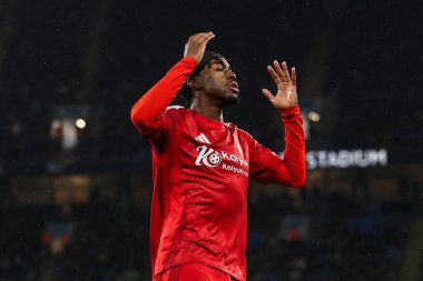 Nottingham Ormanı 'ndan Anthony Elanga, Premier League maçı sırasında Manchester City' nin Nottingham Ormanı 'na karşı 4 Aralık 2024' te Etihad Stadyumu 'nda kaçırdığı bir şansa tepki gösterdi.