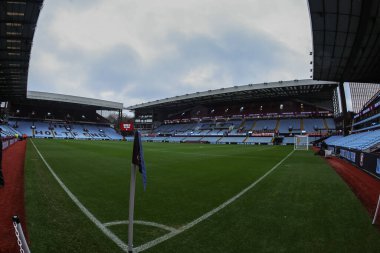 Premier Lig karşılaşması öncesinde Villa Park 'ın genel görünümü Aston Villa ile Southampton arasında 7 Aralık 2024' te Birmingham, Villa Park 'ta oynanacak.