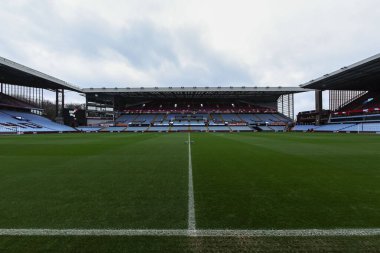 Premier Lig karşılaşması öncesinde Villa Park 'ın genel görünümü Aston Villa ile Southampton arasında 7 Aralık 2024' te Birmingham, Villa Park 'ta oynanacak.