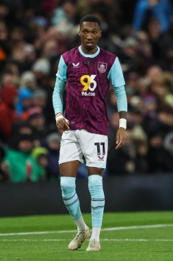 Burnley 'li Jaidon Anthony Gök İddia Şampiyonası maçında Burnley, Middlesbrough' a karşı Turf Moor, Burnley, İngiltere, 6 Aralık 2024