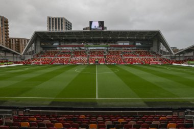 The Gtech Community Stadyumu 'nun Premier League maçındaki genel görüntüsü Brentford - Newcastle United maçı sırasında 7 Aralık 2024' te Londra 'daki Gtech Community Stadyumu' nda gerçekleşti.