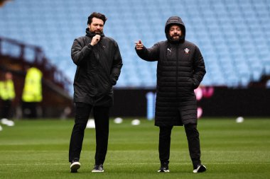 Southampton takımının teknik direktörü Russell Martin, Premier Lig karşılaşması öncesinde Villa Park, Birmingham, İngiltere 'de 7 Aralık 2024' te Aston Villa ile Southampton maçına geldi.