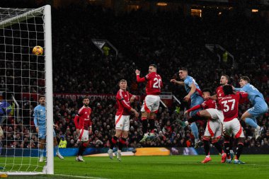 Nottingham Ormanı 'ndan Nikola Milenkovi Premier Lig maçında Manchester United ve Nottingham Forest maçında 7 Aralık 2024 tarihinde Old Trafford, Manchester, İngiltere' de 0-1 'lik skorla gol attı.