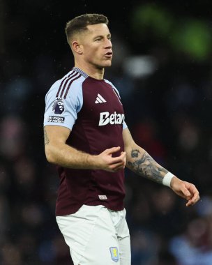 Ross Barkley of Aston Villa gives his teammates instructions during the Premier League match Aston Villa vs Southampton at Villa Park, Birmingham, United Kingdom, 7th December 2024 clipart