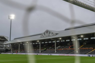 A general view of Craven Cottage, Home of Fulham ahead of the Premier League match Fulham vs Arsenal at Craven Cottage, London, United Kingdom, 8th December 2024 clipart