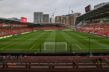 The Gtech Community Stadyumu 'nun Premier League maçındaki genel görüntüsü Brentford - Newcastle United maçı sırasında 7 Aralık 2024' te Londra 'daki Gtech Community Stadyumu' nda gerçekleşti.