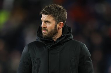 Middlesbrough 'un Michael Carrick Menajeri Gökyüzü İddia Şampiyonası maçında Burnley, Middlesbrough' a karşı Turf Moor, Burnley, İngiltere, 6 Aralık 2024