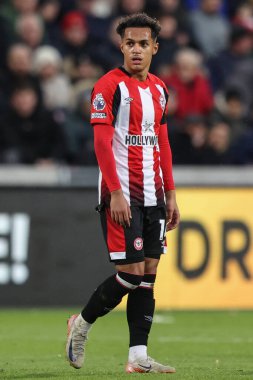 Brentford 'dan Fabio Carvalho Premier League maçı sırasında Brentford Newcastle United' a karşı Gtech Community Stadyumu, Londra, İngiltere, 7 Aralık 2024