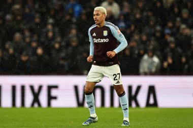 Aston Villa 'dan Morgan Rogers Premier Lig maçında Aston Villa, Southampton' a karşı Villa Park, Birmingham, İngiltere, 7 Aralık 2024