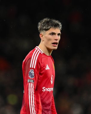 Manchester United ile Nottingham Forest arasında oynanan Premier League maçı sırasında Manchester United 'dan Alejandro Garnacho 7 Aralık 2024' te Old Trafford, Manchester 'da karşı karşıya geldi.