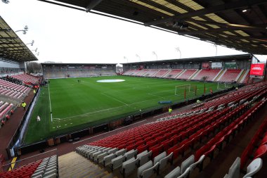 Barclays Bayanlar Süper Ligi öncesinde Leigh Spor Köyü 'nün genel görünümü Manchester United Women - Liverpool Women - Leigh Spor Köyü, Leigh, İngiltere, 8 Aralık 2024