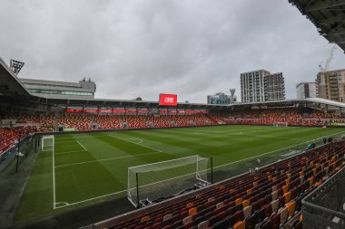 The Gtech Community Stadyumu 'nun Premier League maçındaki genel görüntüsü Brentford - Newcastle United maçı sırasında 7 Aralık 2024' te Londra 'daki Gtech Community Stadyumu' nda gerçekleşti.