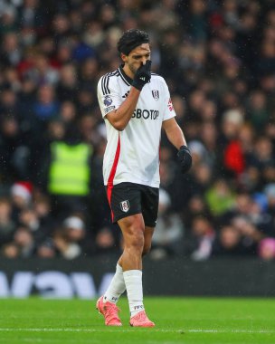 Ral Jimnez of Fulham during the Premier League match Fulham vs Arsenal at Craven Cottage, London, United Kingdom, 8th December 2024 clipart