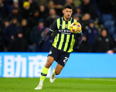 Matheus Nunes of Manchester City runs with the ball during the Premier League match Crystal Palace vs Manchester City at Selhurst Park, London, United Kingdom, 7th December 2024 clipart