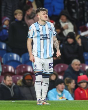 Middlesbrough 'dan Ben Doak Gök İddia Şampiyonası maçında Burnley, Burnley' e karşı Turf Moor, Burnley, İngiltere, 6 Aralık 2024