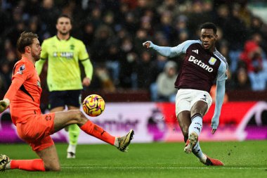 Aston Villa 'dan Jhon Durn, Premier Lig maçı Aston Villa-Southampton maçında 7 Aralık 2024' te Birmingham, Birmingham 'da 1-0' lık skorla gol attı.