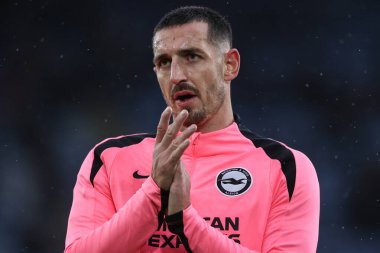 Brighton & Hove Albion 'dan Lewis Dunk Premier League karşılaşmasında Leicester City - Brighton ve Hove Albion King Power Stadyumu, Leicester, Birleşik Krallık, 8 Aralık 2024