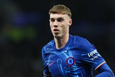 Chelsea 'den Cole Palmer Premier League maçında Tottenham Hotspur, Chelsea' ye karşı Tottenham Hotspur Stadyumu, Londra, İngiltere, 8 Aralık 2024