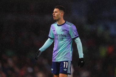 Gabriel Martinelli of Arsenal during the Premier League match Fulham vs Arsenal at Craven Cottage, London, United Kingdom, 8th December 2024 clipart