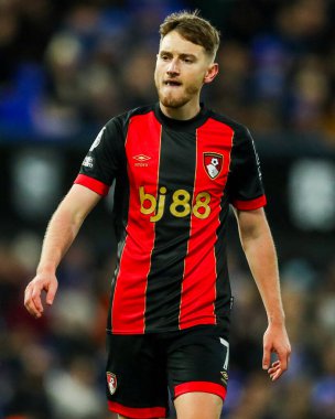 David Brooks of AFC Bournemouth looks on during the Premier League match Ipswich Town vs Bournemouth at Portman Road, Ipswich, United Kingdom, 8th December 2024 clipart