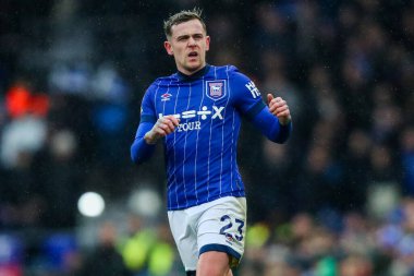 Ipswich Town 'dan Sam Szmodics, 8 Aralık 2024' te Ipswich Town ile Bournemouth arasında oynanan Premier League maçında tepki gösterdi.