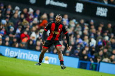 Antoine Semenyo of AFC Bournemouth in action during the Premier League match Ipswich Town vs Bournemouth at Portman Road, Ipswich, United Kingdom, 8th December 2024 clipart