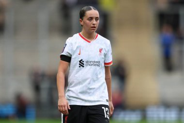 Mia Enderby of Liverpool during the Barclays Women's Super League match Manchester United Women vs Liverpool Women at Leigh Sports Village, Leigh, United Kingdom, 8th December 2024 clipart