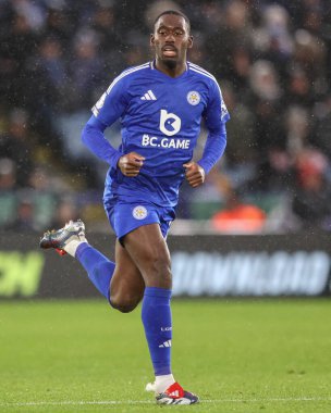 Leicester City 'den Ricardo Pereira Premier League maçı sırasında Leicester City, King Power Stadyumu' nda Leghton ve Hove Albion 'a karşı, 8 Aralık 2024