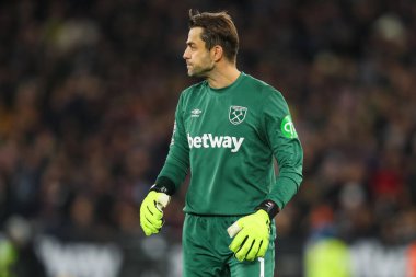 West Ham United 'tan ukasz Fabiaski, 9 Aralık 2024' te Londra Stadyumu 'nda oynanan Premier League maçında West Ham United, Wolverhampton Wanderers' a karşı.