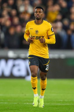 Wolverhampton Wanderers takımından Nlson Semedo Premier League maçında West Ham United, Wolverhampton Wanderers 'a karşı 9 Aralık 2024' te Londra Stadyumu 'nda.