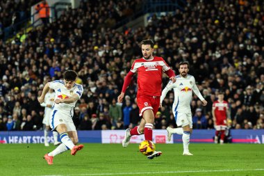 Leeds United 'dan Daniel James' in 10 Aralık 2024 'te Leeds Road, Leeds, İngiltere' de oynanan Sky Bet Şampiyonası maçında gol atma şansı var.