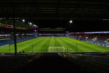 Burnley Turf Moor, Home of Burnley 'nin genel görünümü, 10 Aralık 2024' te Burnley ile Derby County arasında oynanacak Gökyüzü İddia Şampiyonası maçı öncesinde