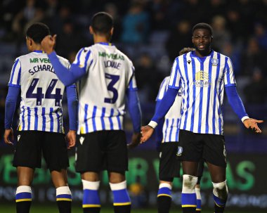 Sheffield 'li Dominic Iorfa, 10 Aralık 2024' te Sheffield Wednesday 'in Hillsborough, Sheffield, İngiltere' de Blackburn Rovers 'a karşı oynadığı Gökyüzü İddia Şampiyonası maçında