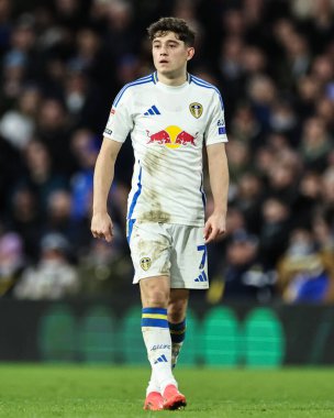 Leeds United takımından Daniel James 10 Aralık 2024 'te Leeds Road, Leeds, İngiltere' de Leeds United ile oynadığı Sky Bet Şampiyonası karşılaşmasında...