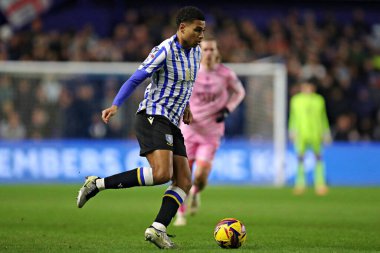 Sheffield 'li Shea Charles Çarşamba günü Sheffield Çarşamba günü Sheffield' a karşı Hillsborough, Sheffield, İngiltere, 10 Aralık 2024