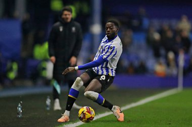 Sheffield 'li Dominic Iorfa, 10 Aralık 2024' te Sheffield Wednesday 'in Hillsborough, Sheffield, İngiltere' de Blackburn Rovers 'a karşı oynadığı Gökyüzü İddia Şampiyonası maçında