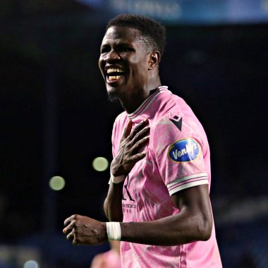 Blackburn Rovers takımından Makhtar Gueye, 10 Aralık 2024 'te Sheffield Wednesday' in Hillsborough, Sheffield, İngiltere 'de Blackburn Rovers' a karşı oynadığı Gökyüzü İddia Şampiyonası maçını kutluyor.