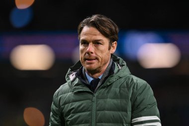 Burnley 'nin Scott Parker Menajeri, 10 Aralık 2024' te Burnley, Burnley, İngiltere 'de oynanan Sky Bet Şampiyonası karşılaşması öncesinde oynanan maç öncesi ısınma maçında...