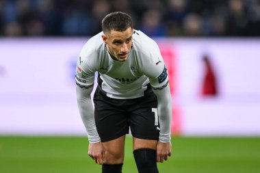 Derby County 'den Jerry Yates 10 Aralık 2024' te Burnley ile Derby County Turf Moor, Burnley, İngiltere 'de oynanan Gökyüzü İddia Şampiyonası karşılaşmasında